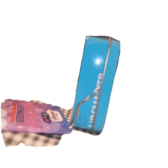 Disney Lip Smacker 4 Lip Gloss, 4 Nail Polish&4 Ring 12 Pieces Set Blue Tin. new - Picture 9 of 16